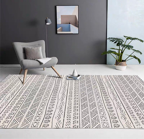 فرش های مینیمال معمولا تک رنگ یا نهایتا دو رنگ هستند